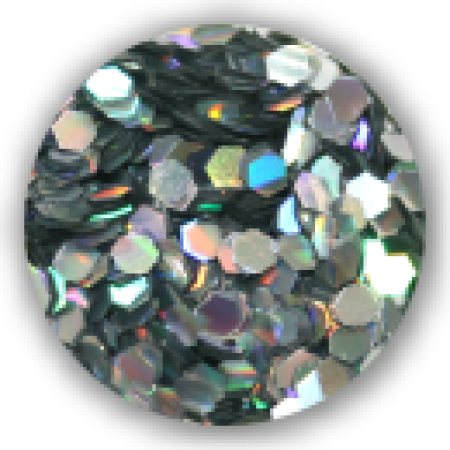 Dazzling Paillets 3mm -silver hologramm-